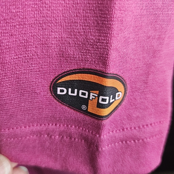 DUOFOLD 2-Pc Set Thermal Base Layer Set Pants + Top Women Size Medium Pink - Picture 4 of 14